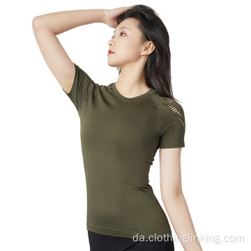 yoga udhulet t-shirt til kvinder